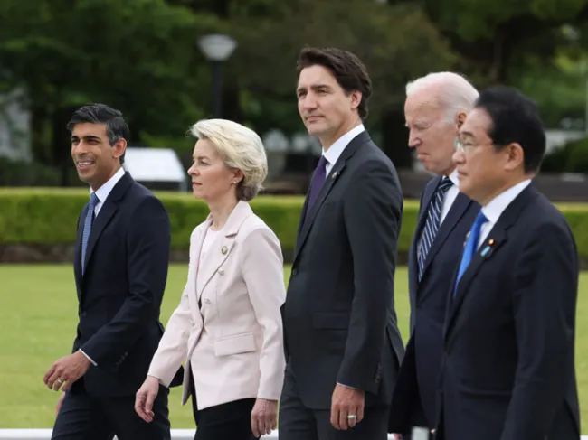 G7 Leaders Summit in Hiroshima Japan, 2023